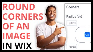 How to Round Off the Corners of an Image in Wix QUICK GUIDE [upl. by Yate826]