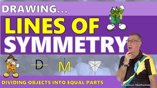 Geometry Drawing Lines of Symmetry [upl. by Pump]