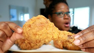 QUANG TRANS FRIED CHICKEN GAME COOKING AND EATING [upl. by Nesaj]