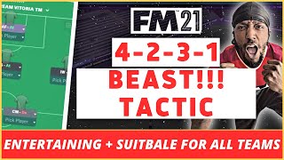 A BEAST 4231  Amazing Results Goals amp FM21 Tactical MASTERCLASS  Best FM21 Tactics [upl. by Sone132]