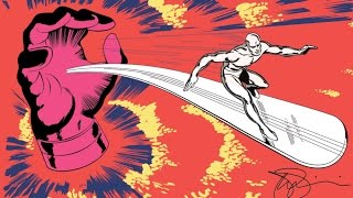 Silver Surfer 1995 Cartoon Surfing with the Alien Joe Satriani [upl. by Assennej149]