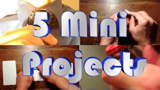 5 Tips Tricks and Mini Projects to do at Home [upl. by Shaylah809]