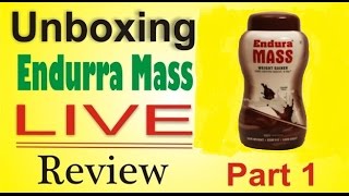 Endura MassREVIEWMass Gainer  MARCH  2017 [upl. by Aihseuqram]