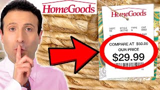 10 Shopping SECRETS HomeGoods Doesnt Want You To Know [upl. by Ayital]