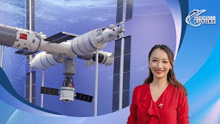 Live Explore fullsized model of Chinas space station at Airshow China [upl. by Jordans]