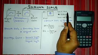 15 Surveying WHAT IS SHRUNK SCALE [upl. by Akla]