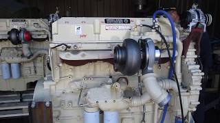 Detroit Diesel 60 Series Engine Run test [upl. by Kubetz825]