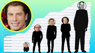 How Tall Is John Travolta  Height Comparison [upl. by Eisned]