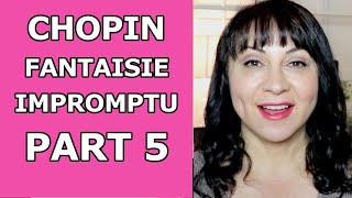 FANTAISIE IMPROMPTU TUTORIAL Chopin  Practice Time 5 [upl. by Madelaine]