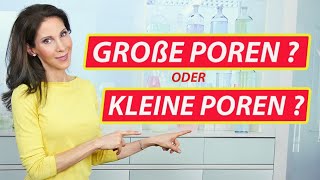 Große Poren verkleinern  Die 10 Top Tipps für feinere Poren 😊 [upl. by Schreibman]