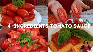 Perfect Italian tomato sauce made from scratch with San Marzano Tomatoes [upl. by Abisia]