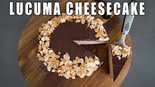 Easy No Bake Lucuma Cheesecake  Eating with Andy [upl. by Gloria]