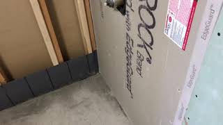 AHH Designs  How to Install Cement Board  Bathroom Remodel [upl. by Aillemac977]