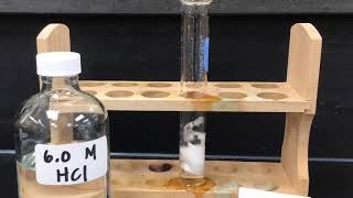 Magnesium and Hydrochloric Acid [upl. by Aibar]