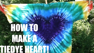 TIE DYE HEART TUTORIAL  spvcecaseillustration tiedye [upl. by Garvy]