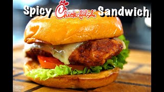 How To Make The ChicFilA Spicy Chicken Sandwich  Copycat Recipe mrmakeithappen chickensandwich [upl. by Nikola]