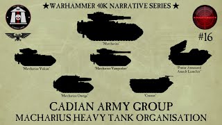 Macharius Heavy Tank Organisation Insignia amp Lore Series Pt16 Astra Militarum Warhammer 40K [upl. by Nilats993]