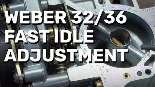 How To Adjust Fast Idle on Weber 3236 [upl. by Kare]