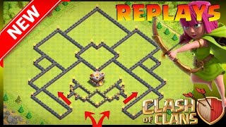 New EPIC Town Hall 11 Trophy Base Anti1 Star wReplays Th11 TrophyWar Base Southern Teaser Trap [upl. by Notlimah]