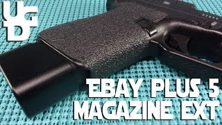 Ebay Plus 5 Glock 19 Magazine Extension Review [upl. by Siryt]