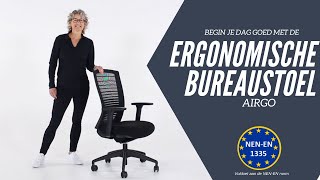 Ergonomische bureaustoel Airgo l Goedkoopinrichtennl [upl. by Attenrad551]