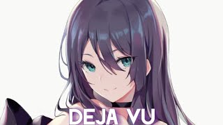 Nightcore  Deja Vu Lyrics Olivia Rodrigo [upl. by Ymij]