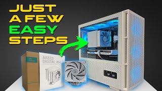 How To Install DeepCool AK620 Digital CPU Cooler [upl. by Huesman]