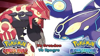 Pokémon Omega Ruby amp Alpha Sapphire  Primal Kyogre amp Groudon Battle Music HQ [upl. by Treva]