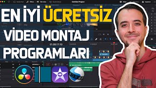 En İyi Ücretsiz Video Düzenleme Programları  Video Montaj Nasıl Yapılır [upl. by Fusco446]