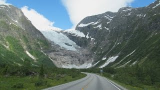 Norway Rv 5 Fjærland Bøya Glacier [upl. by Anirahc]