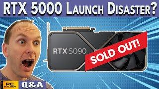 RTX 5000 Launch Disaster 9800X3D BACK In Stock QampA December 2024 [upl. by Chaim]