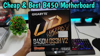 GIGABYTE B450M DS3H V2 Motherboard Review Best Cheapest B450 Motherboard [upl. by Susanna788]