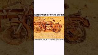 How to restore royal Enfield bullat shorts viralshort shortvideo youtubeshorts viraltrending [upl. by Yovonnda]