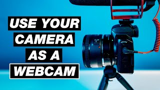 🔴 How to Use Your DSLR as a WEBCAM Canon EOS Webcam Utility Free Software [upl. by Nrubyar728]