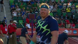 SHOT PUT WORLD RECORD SHATTERED BY RYAN CROUSER [upl. by Ellis962]