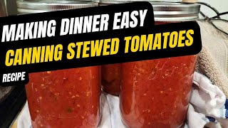 Canning Stewed Tomatoes  CANNING RECIPES  Tomatoes [upl. by Addia662]