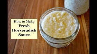 How to Make horseradish Sauce [upl. by Ammej]