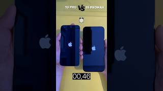 İPhone 13 Pro Vs IPhone 15 Promax 🥶☠️ [upl. by Blake]