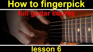 Guitar Lesson 6 How to play Everybody hurts by REM fingerstyle fingerpicking guitar lesson [upl. by Dode]