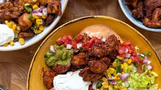 Chipotle chicken bowl  recipe in description [upl. by Sterling]