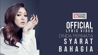 🔴 OST Adellea Sofea  DINDA PERMATA  Syarat Bahagia OFFICIAL LYRIC VIDEO [upl. by Anerys]