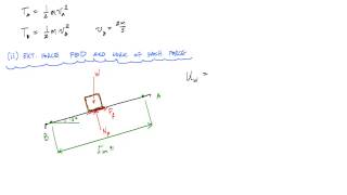 Principle of Work and Energy Example 2 Engineering Dynamics [upl. by Kipton]