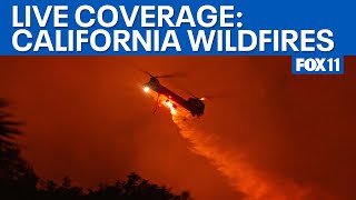 LIVE UPDATES California wildfires spread more evacuations issued [upl. by Virginie306]