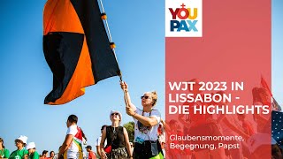 Weltjugendtag 2023 in Lissabon  die Highlights [upl. by Atikir]