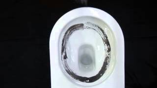 TOTO hygienic toilet  Evenly washes coal and oil away completely [upl. by Dowell659]