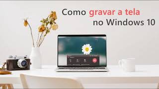 Como Gravar a Tela no Windows 10  Gravar Vídeos no Windows 10 com ApowerREC [upl. by Kris323]