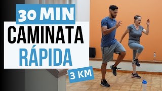 🔥CAMINATA RÁPIDA 3 Kilómetros🔥 Cardio sin saltos  Pierde grasa caminando  Sergio Orduz [upl. by Atnuahc750]