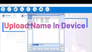 How to Upload name In device from Software  Realsoft 124 [upl. by Dalila]