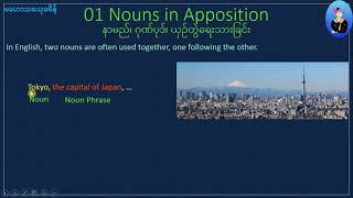 01 Nouns in Apposition Appositive Construction [upl. by Htabmas]