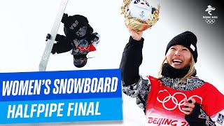 Snowboard  Womens Halfpipe Final  Full Replay  Beijing2022 [upl. by Afital]